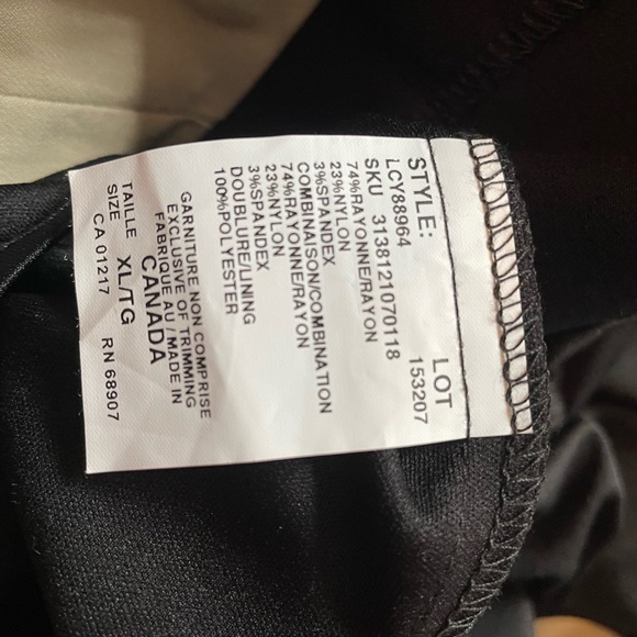 Le château Dress black and cream - Picture 5 of 8